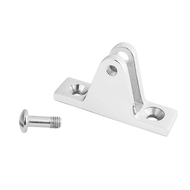 1 Pair High Polished Stainless Steel Boat Hinge Mount Deck Fitting Hardware